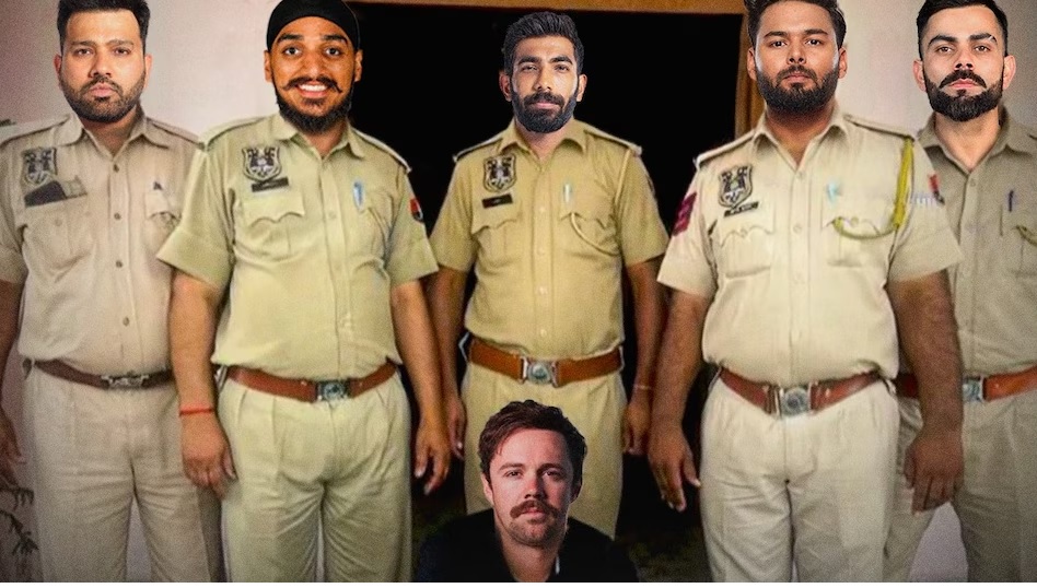 Jaipur Police: Police showed this cricketer as a criminal! Kohli-Rohit seen in uniform, created ruckus