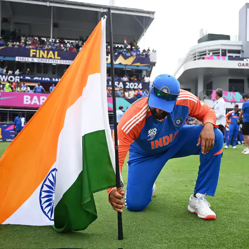 Rohit Sharma: After the victory, Rohit buried the tricolor flag in the field and ate soil.