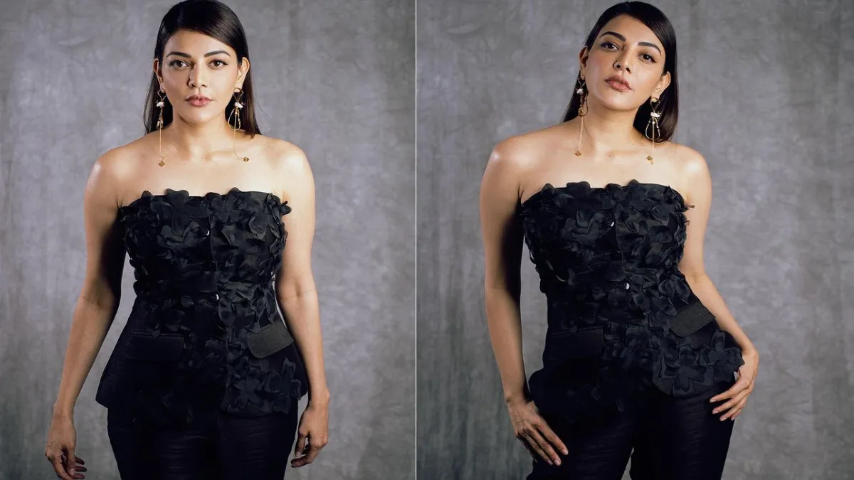 Kajal Aggarwal: Fans went crazy after seeing Kajal Aggarwal in black off shoulder outfit.