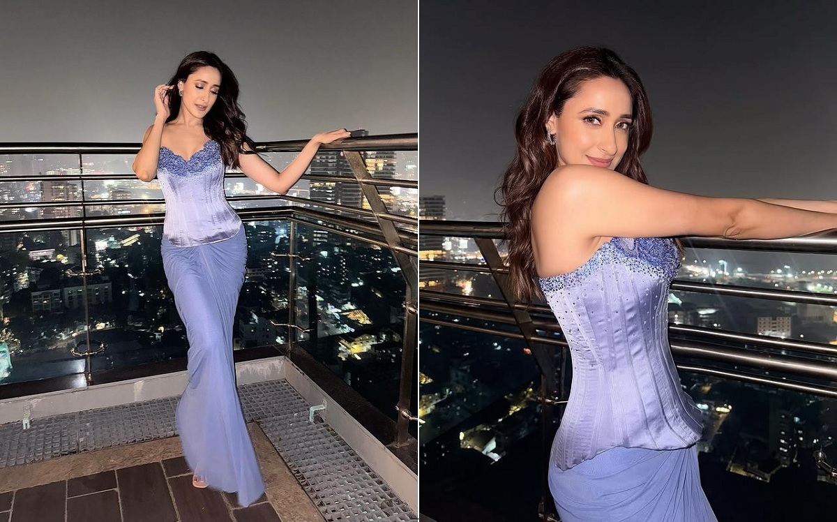 Pragya Jaiswal New Pics: Pragya Jaiswal shared her hot look wearing a revealing gown, fans lost their hearts at every move of the actress.