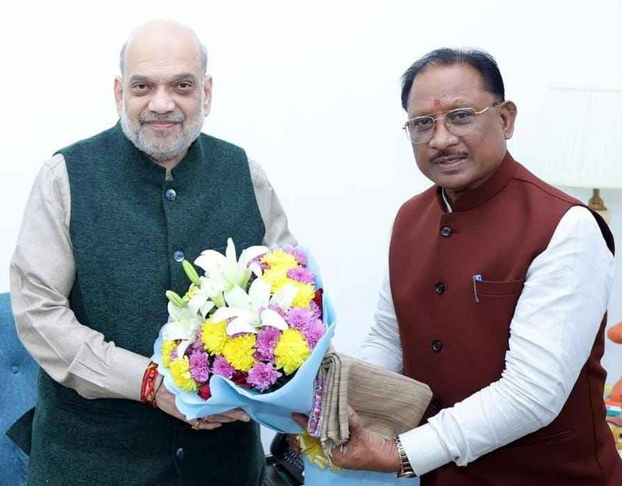 Vishnu Deo Meets Shah: CM Sai met Union Home Minister Shah in Delhi, discussed these issues