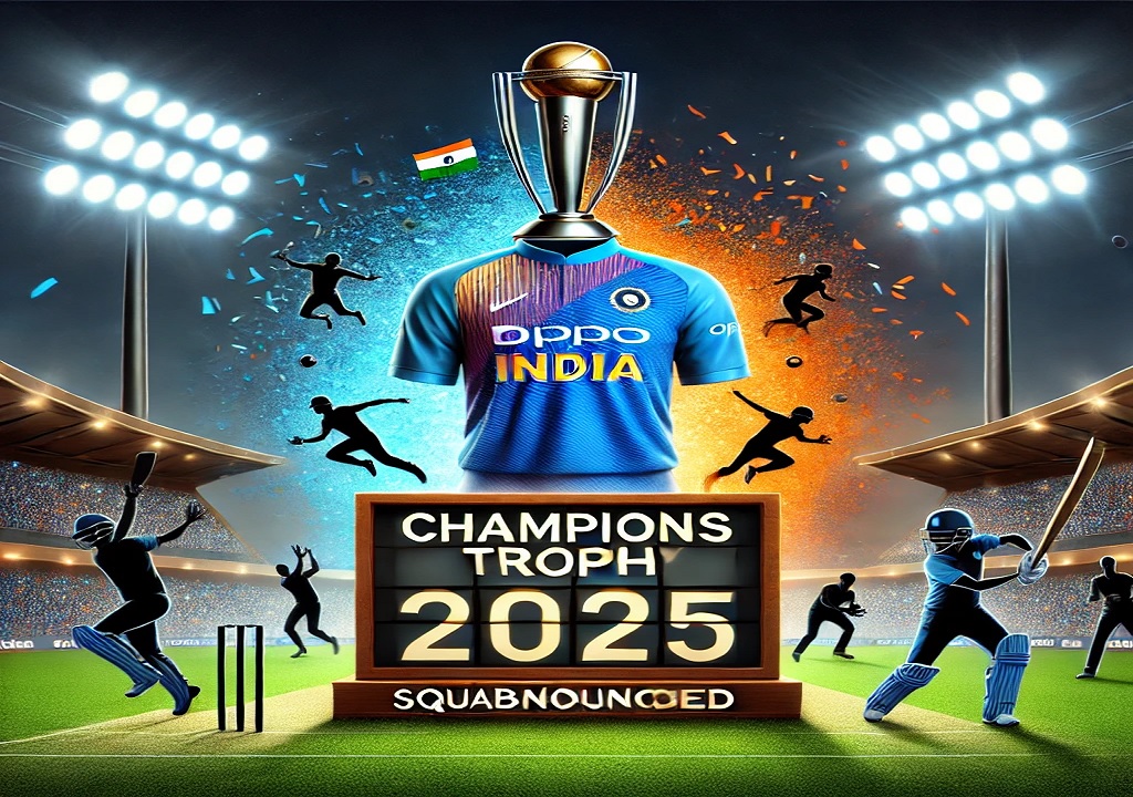 Team India Squad For Champions Trophy