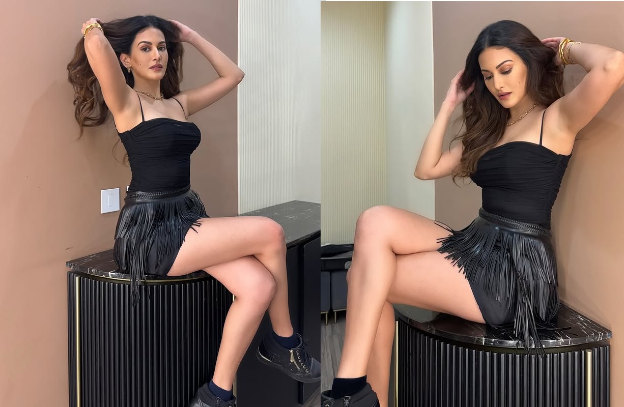 Amyra Dastur Black Outfit