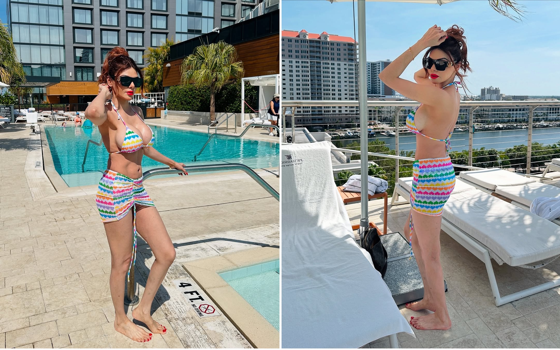 Sherlyn Chopra Florida Bold Look